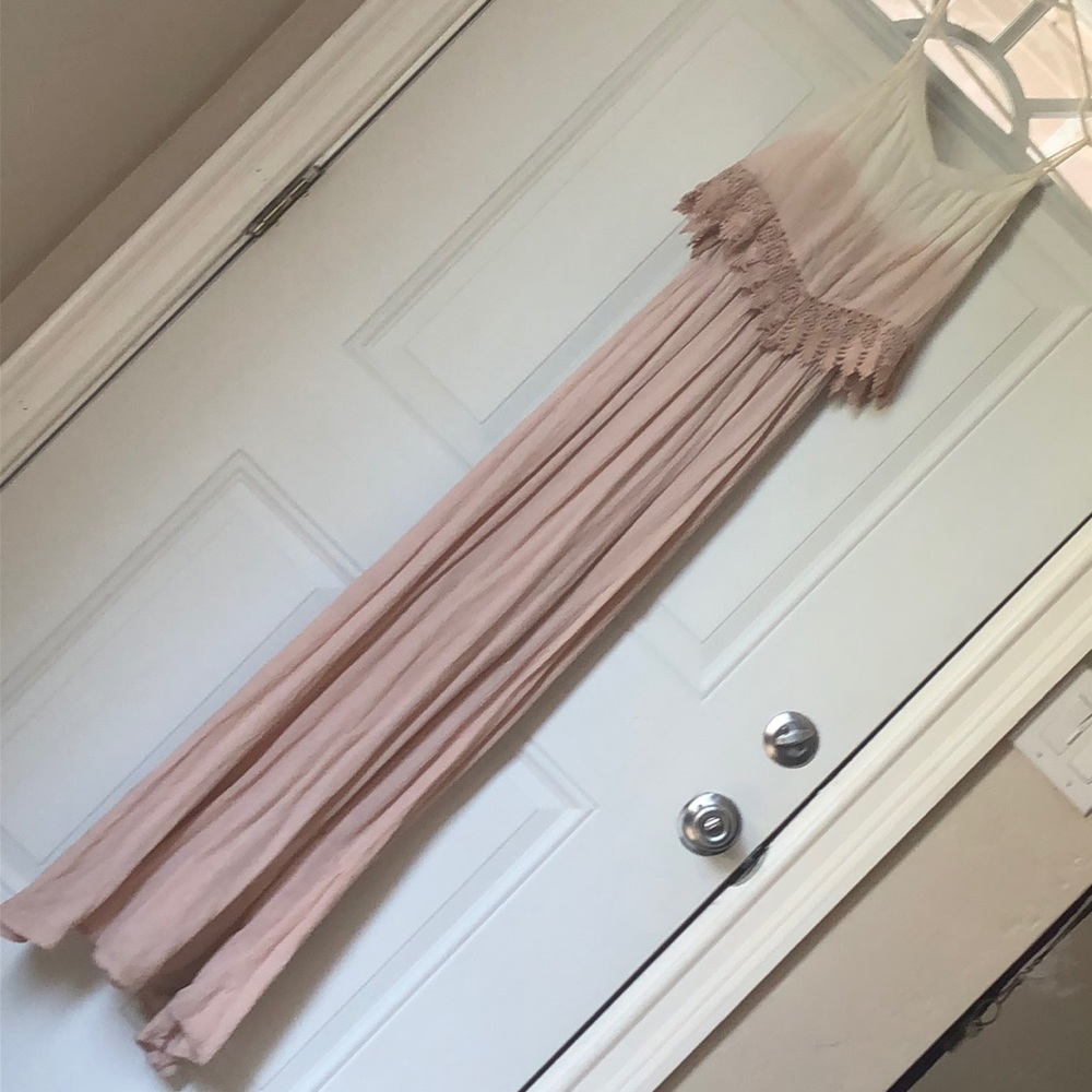 Pink ombré Maxi dress